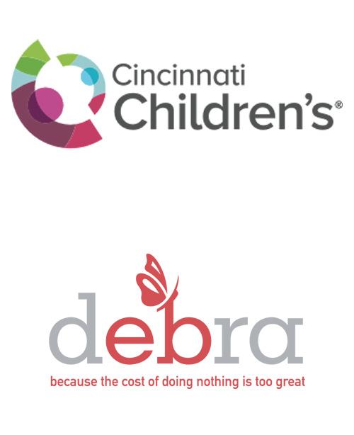 Cincinnati Children's Hospital Logo, debra of America logo